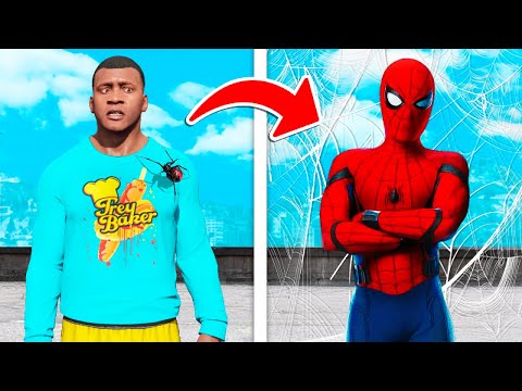I EVOLVED FRANKLIN INTO SPIDER-MAN IN GTA 5
