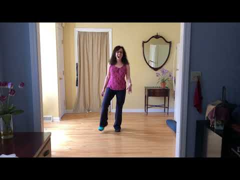 We're Good to Go (full speed) - L4 Line Dance Lesson & Dance Along - Music at 8:41