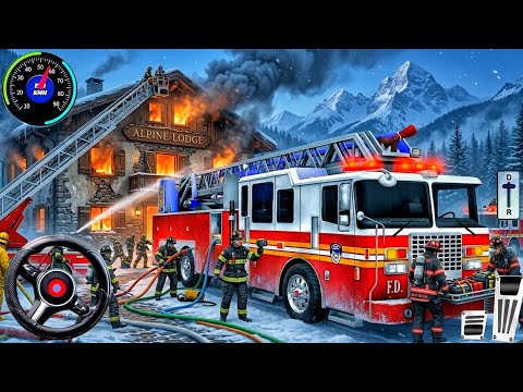 New Firefighter Simulator 2026 - High-Speed Fire Truck Driving & Emergency Rescue - Android Gameplay