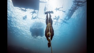 #VB2018 Alexey Molchanov&#39;s World Record Dive to 130m