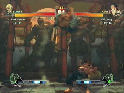 Saisyu Kusanagi(SRK.com) vs Xbox Live SF4 Match 28