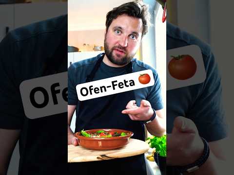 Oven-baked feta with tomatoes and herbs🍅 #recipe #feta #tomatoes #summer #cooking