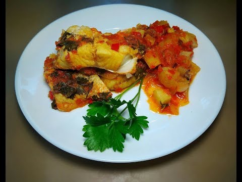Рыба с овощами по - ливийски • Готовить просто
