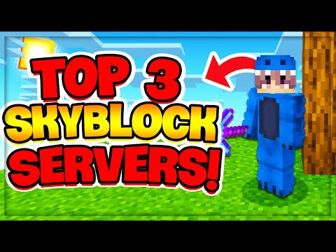 TOP 3 SKYBLOCK SERVERS! *2023 EDITION* (NEW) | 1.8- 1.19+ Top Minecraft Skyblock Servers!