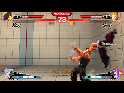 USF4 @ Vortex to Victory - OG Shine (Yang) vs YOMI Dieminion (Guile) [720p/60fps]