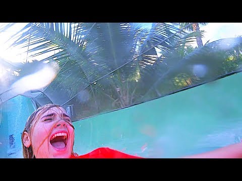 SCHNELLES WASSER SCHIEBE DEN STINGER Aquadventure