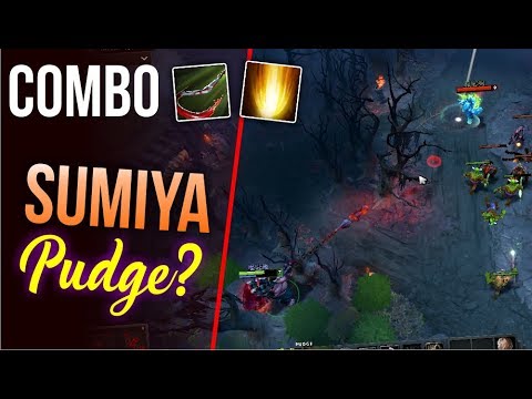 SUMIYA PUDGE? - Combo Invoker+Pudge Ez Kill by Sumiya 7.06f | Dota 2