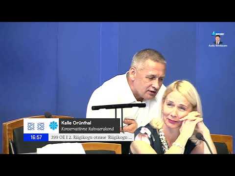 Kalle Grünthal Ligile: Kui mina peksan segast, siis mida sina peksad seal kuradi kraanikausi juures?