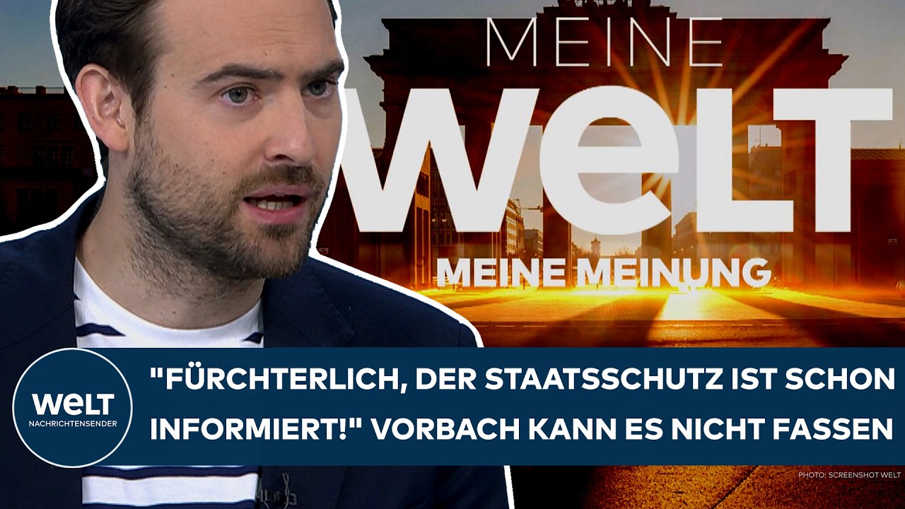 DEUTSCHLAND: "Auch befremdlich war der Artikel in der Zeit!" Sebastian Vorbach wird sehr deutlich!