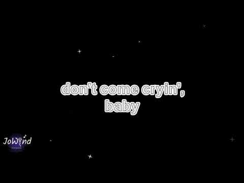Don't come crying Karaoke