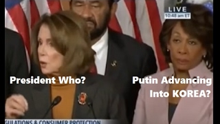 DOUBLE Oops Nancy Pelosi & Maxine Waters, President Bush Trump & Putin In Korea