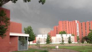 Second Tornado Siren Goes off during CBSB13 conference- rotating clouds