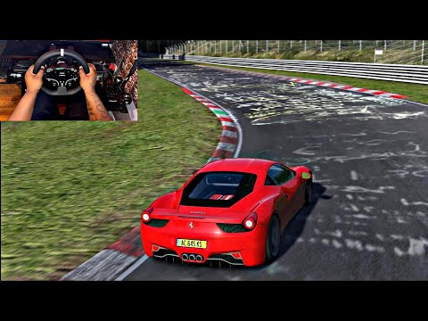 Ferrari 458 Italia stage 3 |   Assetto corsa Nordschleife hot lap Gameplay