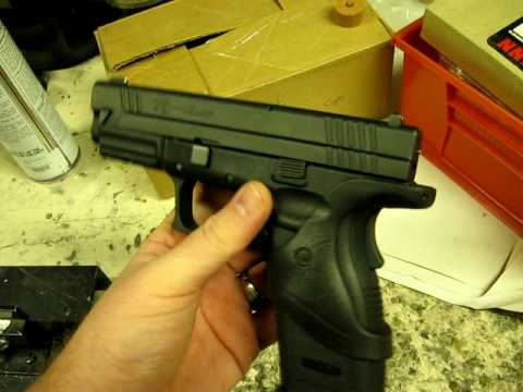 Crimson Trace Grip on XD 45