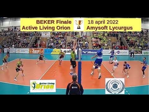 bekerfinale 2022 Active Living Orion -  Amysoft Lycurgus (18 apr 2022) big points in 12 minuten
