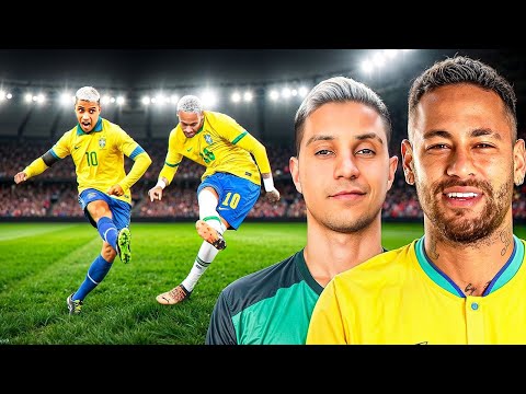 I recreated Neymar's most beautiful goals for the Brazilian national team!