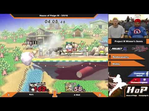 [House of Paign IX] IPG | Kels (Fox, Sheik) vs. A Wall (Zelda) PM Winner's Semis