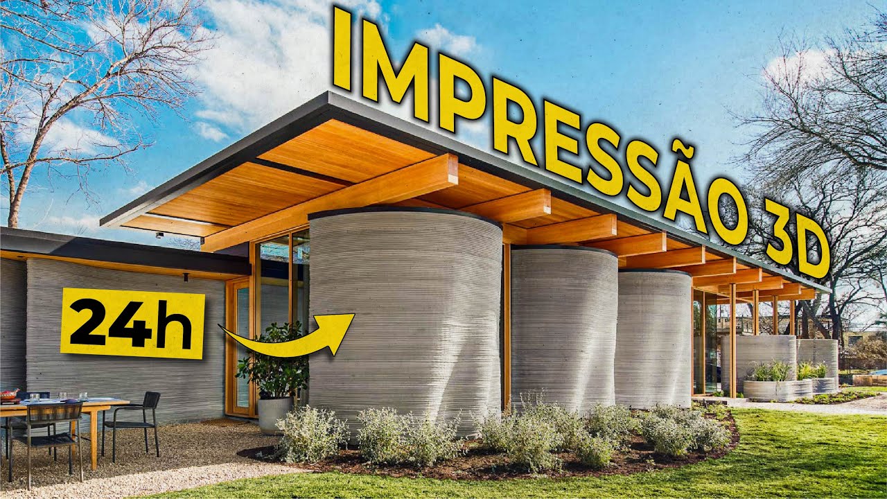 CASAS IMPRESSAS em 3D já são uma realidade