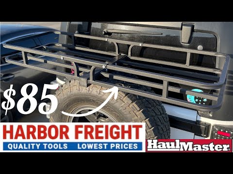 Unlock More Packing Space On Your Jeep Wrangler JK & JL With A Harbor Freight Cargo Carrier Rack MOD