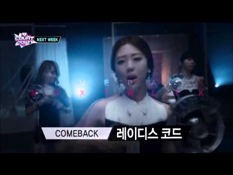 140206 Ladies Code Comeback Nextweek @ M! Countdown 1080P