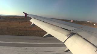 preview picture of video 'Wizzair flight from Sofia SOF LBSF landing at Larnaca Hermes airport LCA on runway 24 W6 4437'