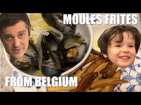 MOULES FRITES Recipe from BELGIUM - Cooking with Kids