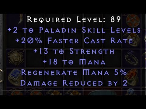 D2R Ladder Crafting a +2 paladin 20 FCR amulet!!!!!