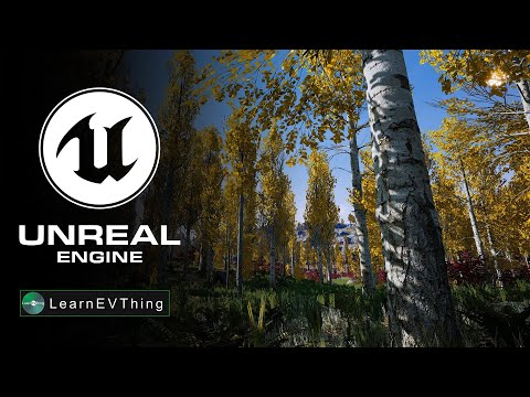 Photorealistic Autumn forest River 4K realtime - Realistic Forest Landscapes Unreal Engine 4k