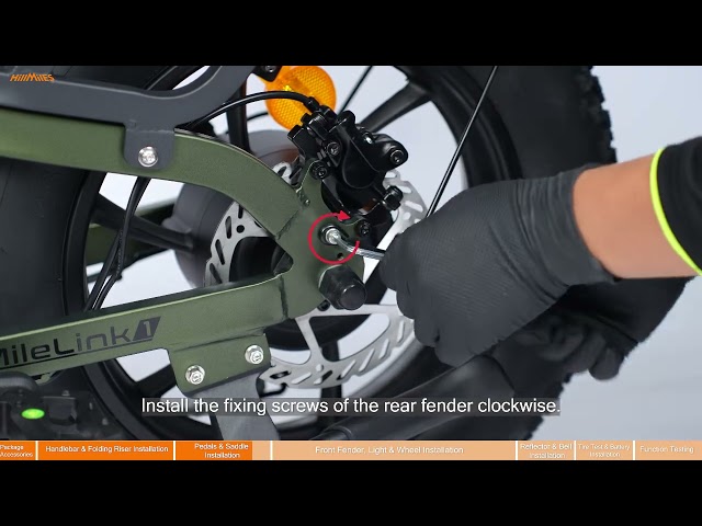 Velo electrique HillMiles MileLink 1 250W 48V 18Ah video