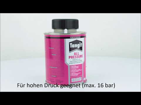 TANGIT All Pressure Hart-PVC-Kleber 250ml Dose - Produktvideo / 360°-Ansicht