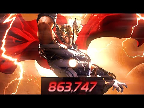 WHAAAAAAAAATTT!!!!!!! BETA RAY BILL DOES GAME BREAKING DAMAGE!!! 800K+ BURSTS!!!