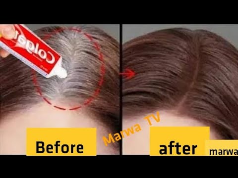 معجون الاسنان سيخلصك وللابد من شسب الشعر واللحية والشيب المبكر