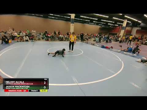 53-54 Lbs Round 3 - Jaxson Mackintosh, Spring Klein Wrestling Club Vs Melody Alcala, Malicious Gro