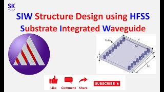 SIW Design using HFSS | Substrate Integrated Waveguide Design using Ansys HFSS | By Sounik Kiran