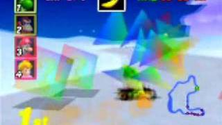 Myles ~ Mario Kart 64 - Frappe Snowland 150CC Warp Shortcut