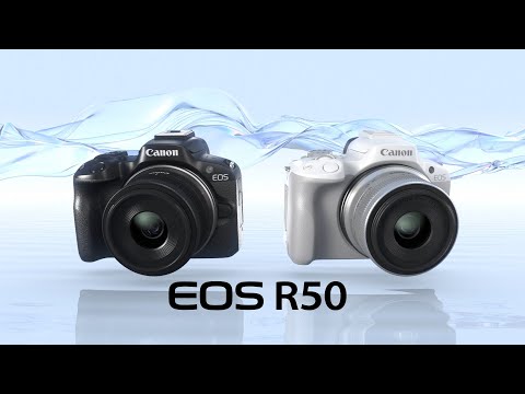 Canon EOS R50 Mirrorless Camera Body with RF - S 18 - 45 mm f/4.5 - 6.3 ...