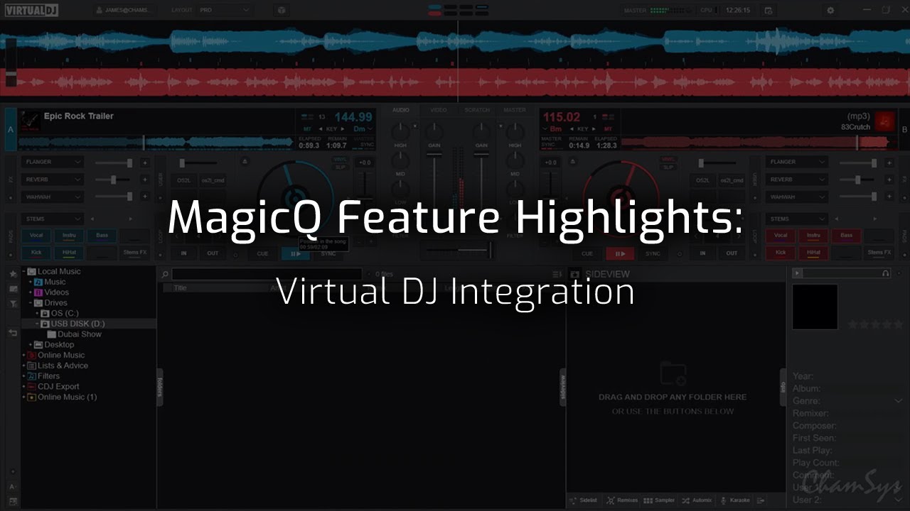 Virtual DJ Integration