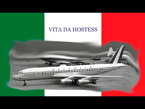 Anna Grazia Ganda - Life as an Alitalia Stewardess in 1956
