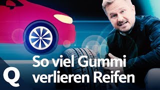 Experiment mit Autoreifen: Wie viel Gummi bleibt auf der Strecke? | Quarks