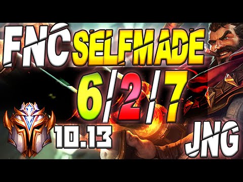 Fnatic Selfmade Plays Graves Jungle vs Lee Sin - 10.13
