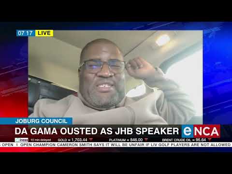 Da Gama ousted as JHB speaker