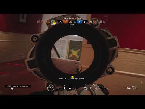 Capitão Overtime Clutch 1v4 Rainbow 6 Siege