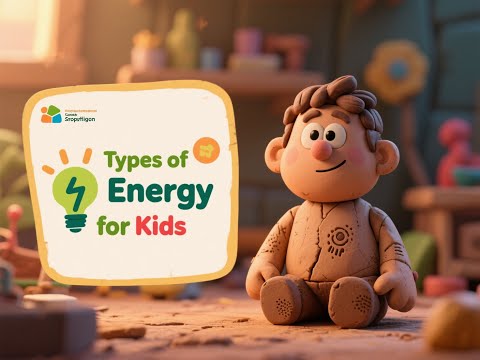 Types Of Energy For Kids | Energy For Kids | Types Of Energy Explained | Solar Energy | Kinetic