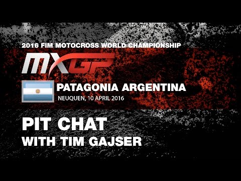 Pit Chat with Tim Gajser MXGP of Patagonia Argentina 2016