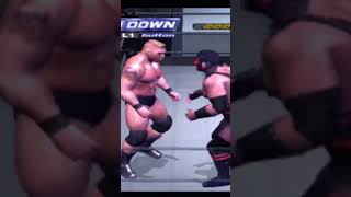 WWE SMACKDOWN HERE COMES THE PAIN [BROCKLESNAR VS KANE ] FIRST BLOOD MATCH