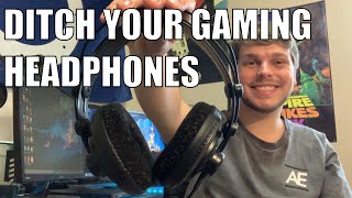 Video thumbnail for STUDIO HEADPHONES FOR PC GAMING? Samson SR850 Semi Open-Back Studio Reference Headphones by Toxicity