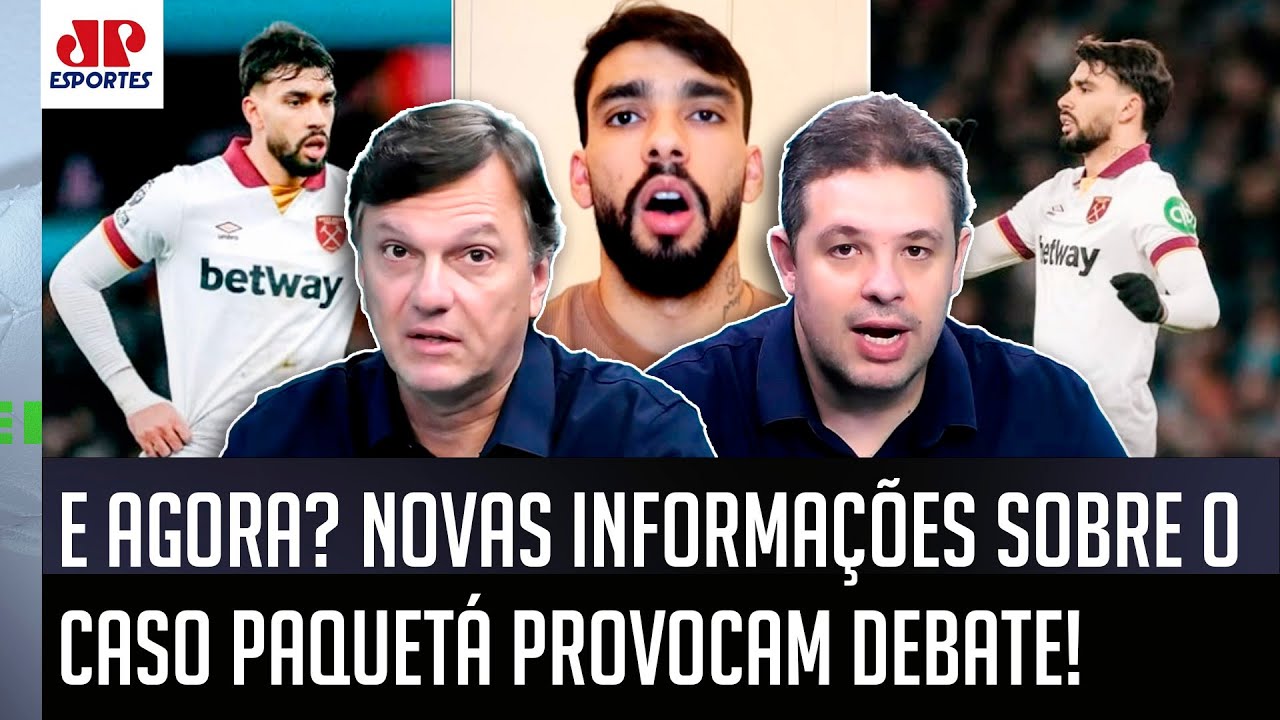 "É DELICADÍSSIMA A SITUAÇÃO do Paquetá, gente! O que ESTÁ SE FALANDO na IMPRENSA INGLESA é que..."