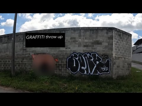 double GRAFFITI bombing throw up fast action mission 17 Classic