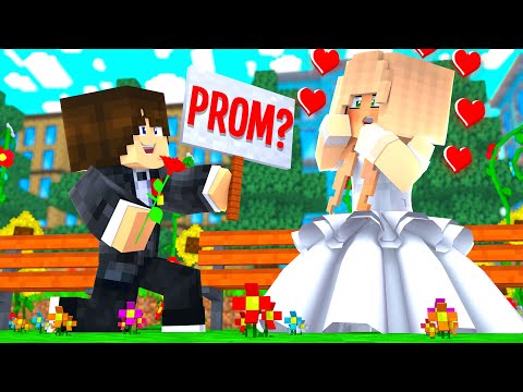 I ASKED MY CRUSH TO PROM! Fame High FINALE EP16 (Minecraft Roleplay)