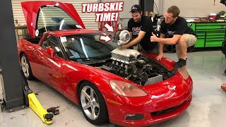 Screw It... We're Turbocharging the Auction Corvette THIS WEEK!